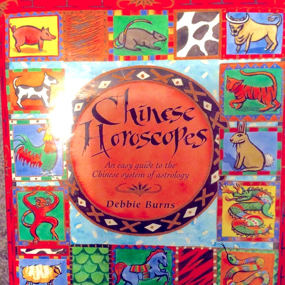HB book “Chinese horoscopes” vintage Cost plus world market W/dust jacket
